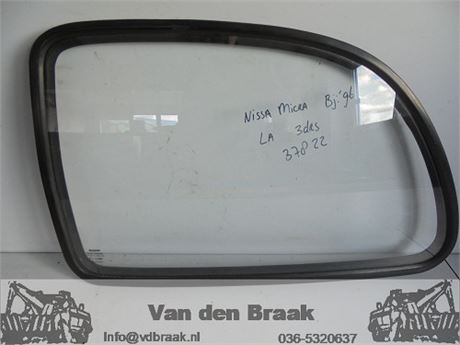 Nissan Micra 3 deurs 1992-2003 Zijruit links achter