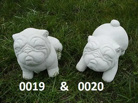 Salty dog`s honden. buldog nr 0019 & 0020