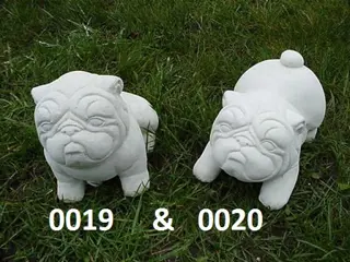 Salty dog`s honden. buldog nr 0019 & 0020