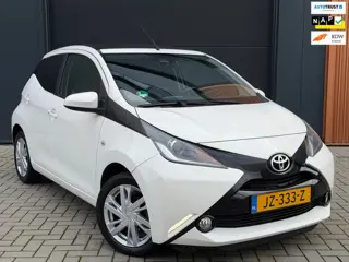 Toyota Aygo 1.0 VVT-i X-Wave Luxury|100% onderhouden|Open dak|Camera|Keyless|Climate Control|Rijstro