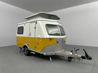 Eriba Touring 310 Nugget Gold Off-Grid Voortent Retro Design