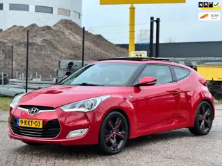 Hyundai Veloster 1.6 GDI i-Catcher|ORIGINEEL NL|LAGE KM MET NAP|PANO|CAMERA|XENON|LEDER|NAVI|STOELVE