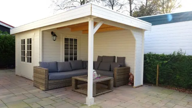 Tuinhuis-Blokhut 3031 Z: 576 x 300 x 263 cm (h)