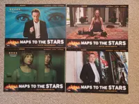 MAPS TO THE STARS lobbycard set.