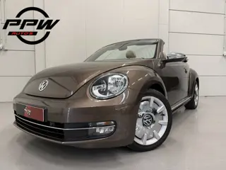 Volkswagen Beetle Cabriolet 1.4 TSI DSG 70's Edition TOFFEE BROWN/BEIGE LEER/18"CHROME/STOELVERW/NAV