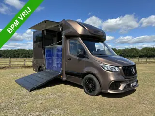 Mercedes-Benz Sprinter 319 AMG 2-paards paardenvrachtwagen B-rijbewijs
