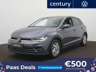 volkswagen Polo 1.0 TSI Style Automaat - IQ light - Stoelverwarming - ACC - Park Assist - Apple Carp