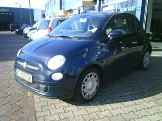 Fiat 500 1.4-16V Pop 2010 Automaat Blauw Airco Elek ramen
