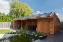 Tuinhuis Douglasvision Kapschuur: 897 x 432 cm