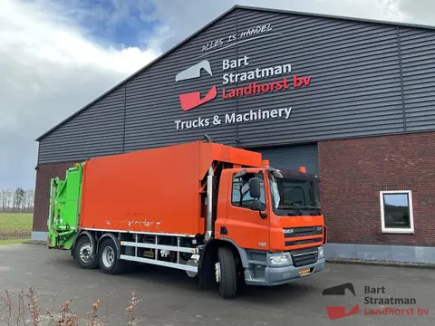DAF FAN CF75 6x2 vuilniswagen Geesink met Allison automatische versnellingsbak. BS1998