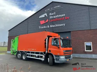 DAF FAN CF75 6x2 vuilniswagen Geesink met Allison automatische versnellingsbak. BS1998