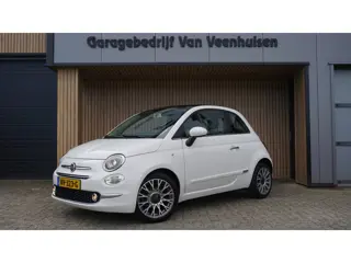 Fiat 500 0.9 TwinAir 80pk Turbo Lounge Pano.Dak 16inch LM Navi Airco *Sportief* NL auto!
