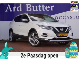 Nissan Qashqai 1.3 DIG-T N-Motion+Led+Pano-dak+navigatie+camera+19"lmv+Parel-White = NOVEMBER 2019 =