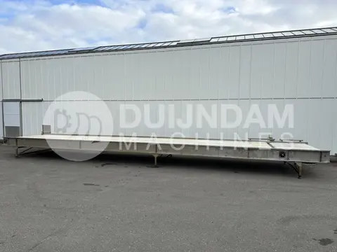 Verbruggen transportband Roestvrijstalen frame +/- 1070 x 183 cm