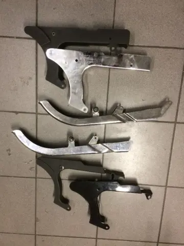 Harley EVO/TWINCAM softailframe lower beltbescherming
