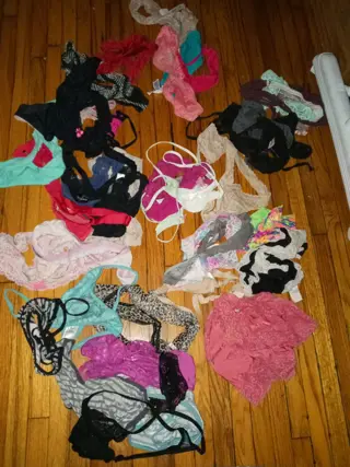 Gedragen luxe stringetjes pakket maat M t.me/CSSAMISS