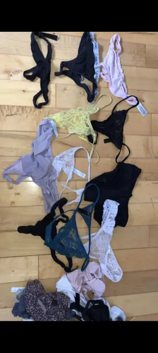 Gedragen stringetjes stewardess pakket maat M t.me/CSSAMISS