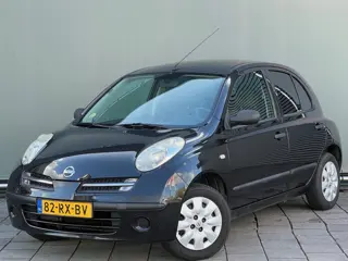 Nissan Micra BWJ 2005 | 1.2 66PK Visia | TREKHAAK | AIRCO | STUURBEKR | EL RAMEN | RADIO/CD | DONKER