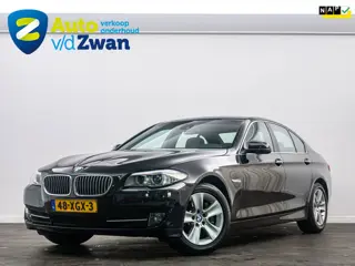 BMW 5-serie 528i High Executive 245 PK Ivoor leder/Xenon