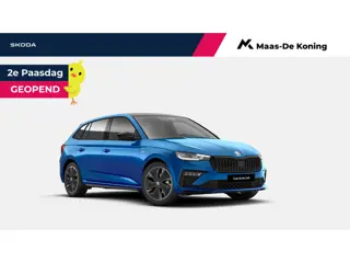 Škoda Scala 1.0 TSI Monte Carlo  85 kW / 115 PK Hatchback 6 versn | Race Blue | Trekhaak
