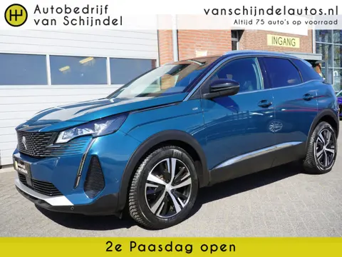 Peugeot 3008 1.2 PURETECH 131PK AUTOMAAT GT PACK LUXE PERFECT ONDERHOUDEN OKT 2021 LUXE LEDER 4X ZGA