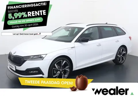 Skoda Octavia Combi 1.4 TSI iV PHEV Sportline Business | 204 PK | SoH 97% |  Automaat | Climate cont