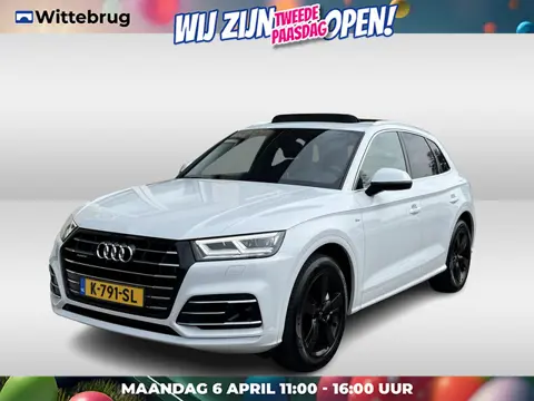 Audi Q5 55 TFSI e quattro S-Line / AUTOMAAT/ 367 PK/ PANO/ LUCHTVERING/ LEER/ TREKHAAK/ CAMERA/ ACC/