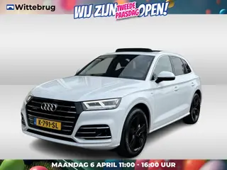 Audi Q5 55 TFSI e quattro S-Line / AUTOMAAT/ 367 PK/ PANO/ LUCHTVERING/ LEER/ TREKHAAK/ CAMERA/ ACC/