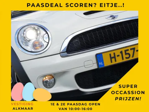 Mini Cabrio 1.6 Cooper S Chili - Pepper white/Hot Chocolate Leder - Black Star Bullit LMV