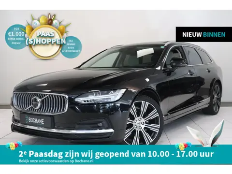 Volvo V90 B4 Ultimate Bright | Panoramadak | Nappa Leder | Harman Kardon | 360° Camera | Memory |
