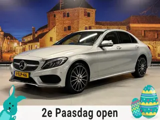 Mercedes-Benz C-klasse 180 AMG Automaat Leer Navigatie LED