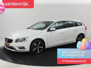 Volvo V60 2.0 T4 Sport | Adaptive cruise | Stoelverwarming |  Camera | Trekhaak | Leder/Alcantara | 