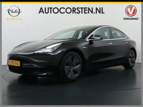 Tesla Model 3 Standard RWD Plus 60 kWh Trekhaak LFP ACCU dus 100% laden AutoPilot Leer Pano-Dak Adap