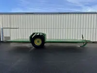 Doornbos trailer/oogstwagen voor 6 koolkisten