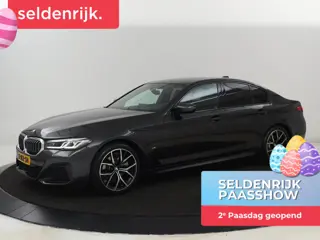 BMW 5-serie 520i M Sport | Leder | Stoelverwarming |  Carplay | 19'' | Sportstoelen | Live Cockpit |