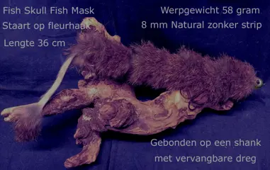 Snoekstreamer Q 7 (36 cm) en snoekstreamer Q 8 (32 cm) samen voor € 30,00