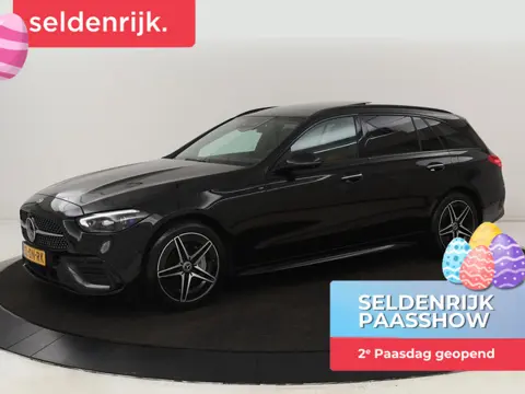 Mercedes-Benz C-klasse 300e AMG Line | Panoramadak | Trekhaak |  360 Camera | Leder | Stoelverwarmin