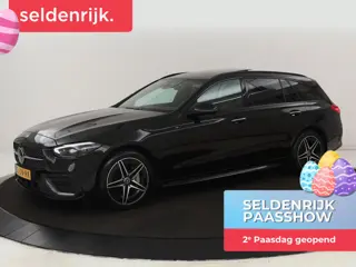 Mercedes-Benz C-klasse 300e AMG Line | Panoramadak | Trekhaak |  360 Camera | Leder | Stoelverwarmin
