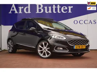 Ford Fiesta 1.0 EcoBoost Hybrid Vignale 125PK +Led+stoel&stuurverw+Panodak+nav+camera+Volleder = SUP