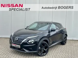 Nissan Juke 1.6 Hybrid Tekna Automaat Navigatie, Leder, 19"Lm, Bose, 360 Camera, Adaptive Cruisecont