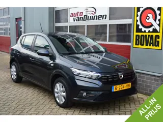 Dacia Sandero 1.0 TCe 90 Comfort O.a: Navi, Clima, Cruise, PDC, Camera, Carplay, Etc. All-in prijs!