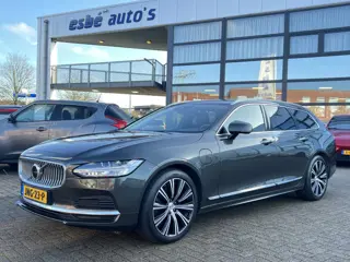 Volvo V90 2.0 T6 Recharge 340 pk AWD Inscription Trekhaak Camera Parkeersensoren Navi Leer Stoelverw