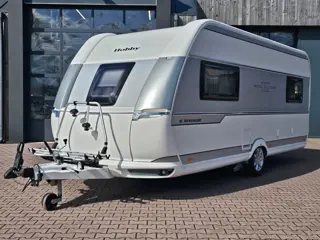 Hobby 495 UL De Luxe IC-Silverline | Enkele bedden | Mover | Fietsdragen | Lichtmetalen velgen | 1e 