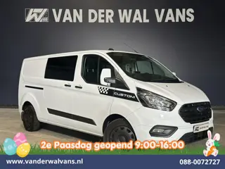 Ford Transit Custom 2.0 TDCI 170pk L2H1 Dubbele Cabine Euro6 Airco | 5-Zits | 2x Zijdeur | Camera | 