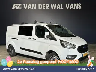 Ford Transit Custom 2.0 TDCI 130pk L2H1 Dubbele Cabine Euro6 Airco | 6-Zits | Camera | LED | Cruisec