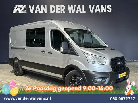 Ford Transit 2.0 TDCI 131pk L3H2 Dubbele Cabine Euro6 Airco | 6-Zits | LED | 2500kg Trekhaak | Cruis