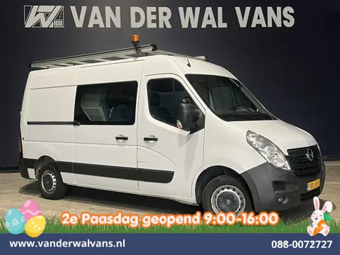 Opel Movano 2.3 Turbo 146pk L2H2 Dubbele cabine Euro6 Airco | Imperiaal | Omvormer | 2500kg Trekhaak