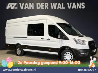 Ford Transit 2.0 TDCI 170pk L4H3 Dubbele Cabine Euro6 Airco | 6-zits | Camera | LED | Apple Carplay 