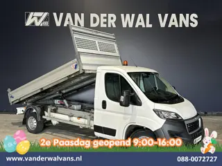 Peugeot Boxer 2.2 BlueHDi 140pk Kipper Open Laadbak Euro6 Bijrijdersbank Bluetooth telefoonvoorberei