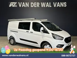 Ford Transit Custom 2.0 TDCI 130pk L2H1 Dubbele Cabine Inrichting Euro6 Airco | 5-Zits | Imperiaal |